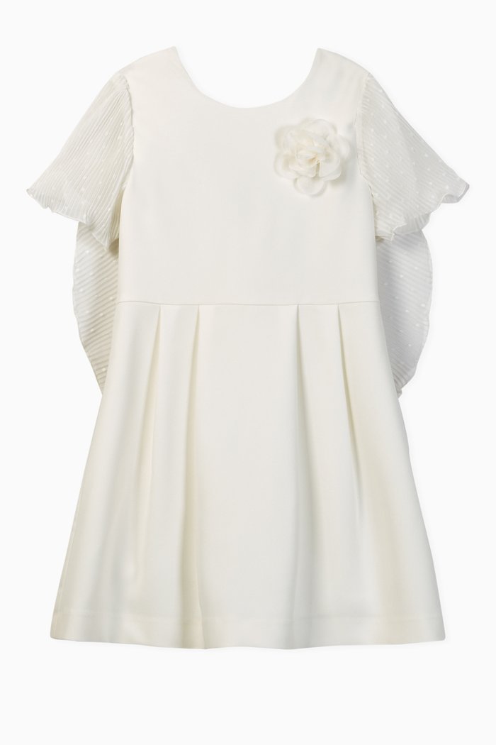 

Butterfly Wings Satin Dress, Neutral