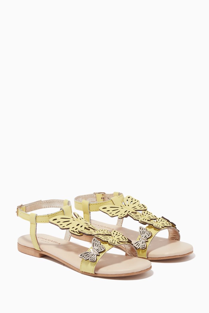 

Journee Magique Butterfly Sandals, Yellow