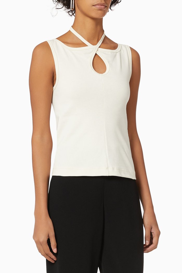 Keyhole Holster Tank Top, Neutral