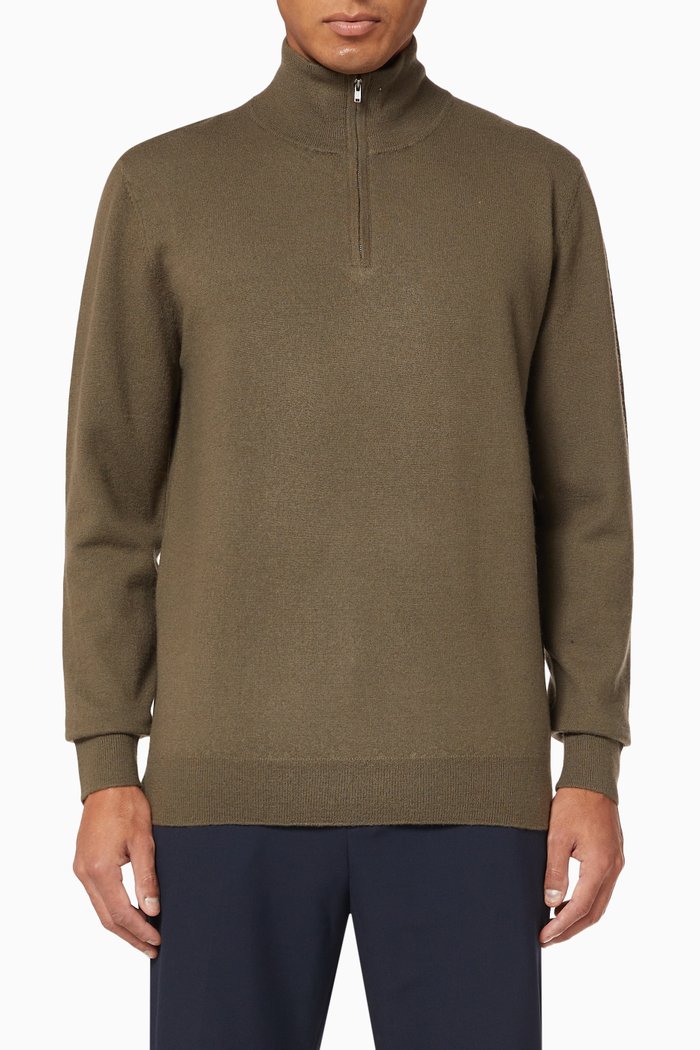 

Edgar Wool Knit Sweatshirt, Green