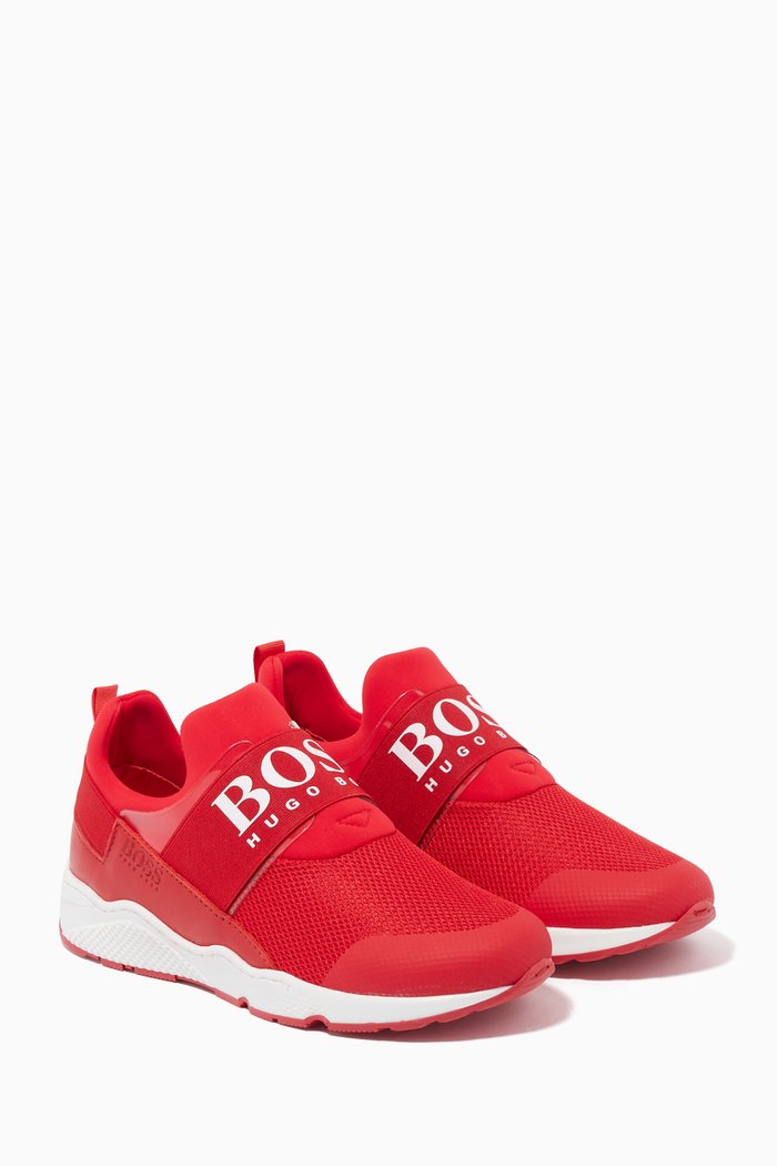 

Logo Print Sneakers, Red