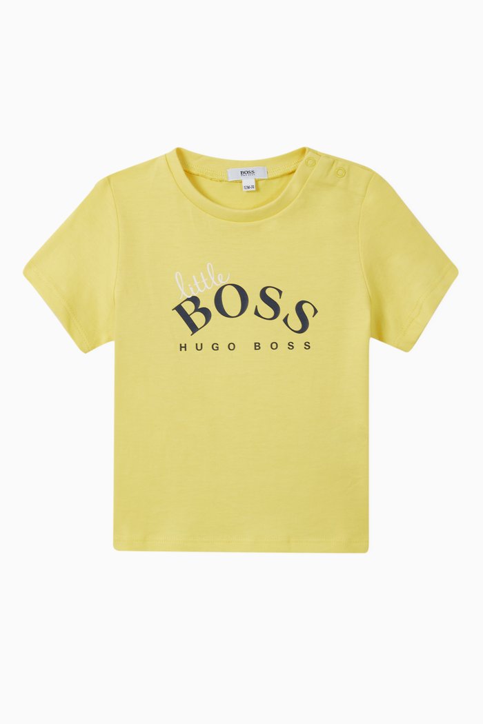 

Logo Printed T-Shirt, Yellow