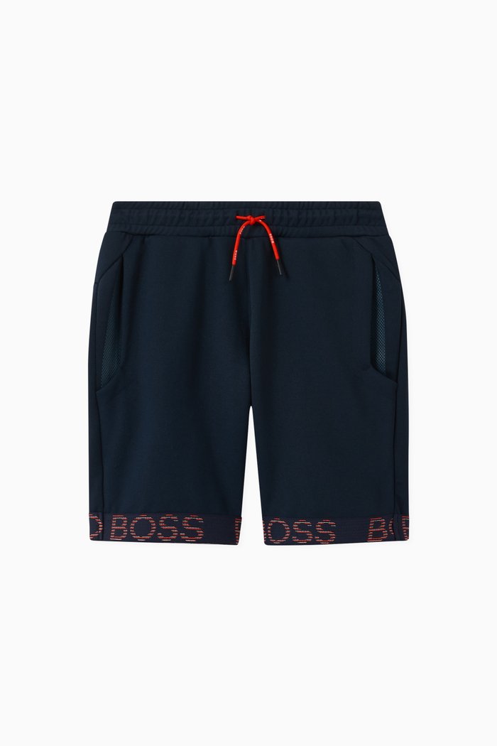 

Logo Shorts in Stretch Jersey, Blue