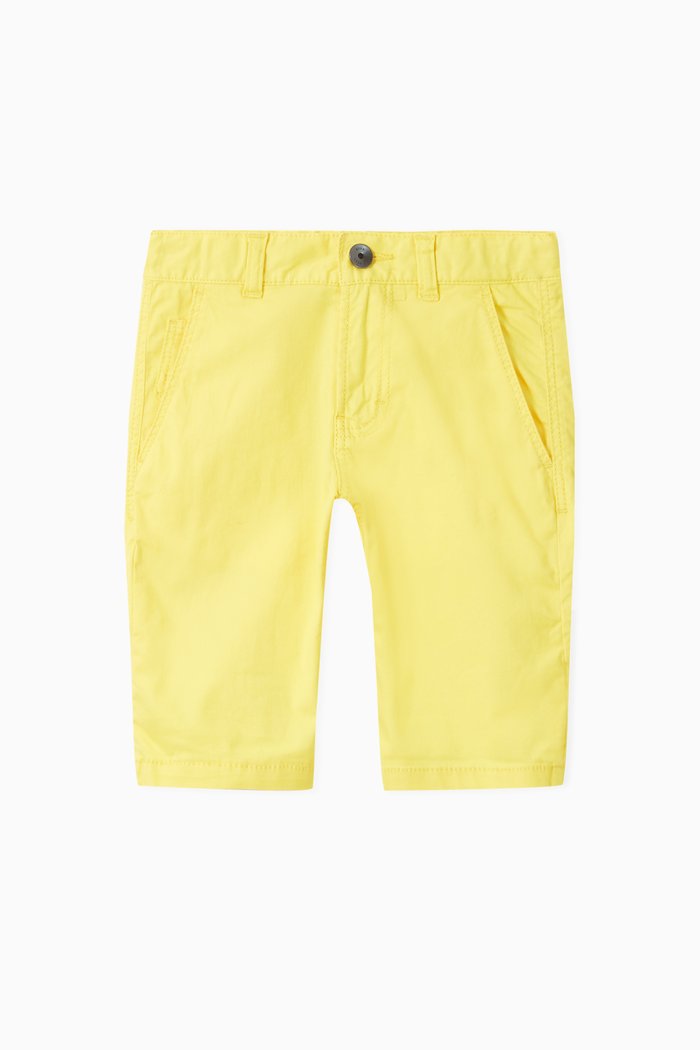 

Bermuda Shorts in Stretch Cotton, Yellow