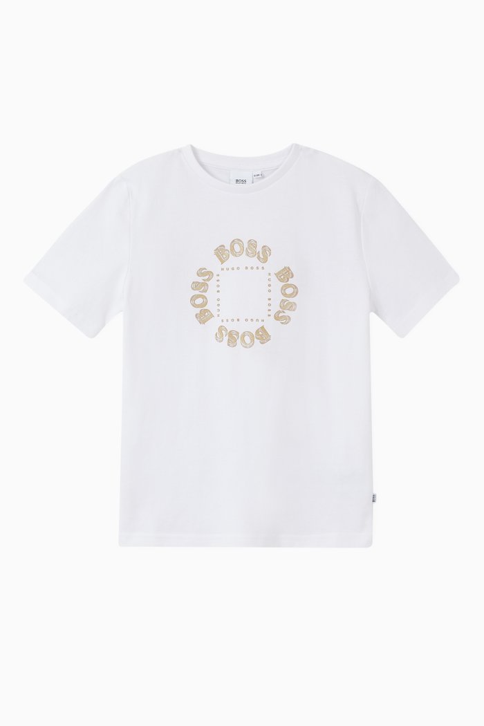 

Disk Logo Jersey T-shirt, White