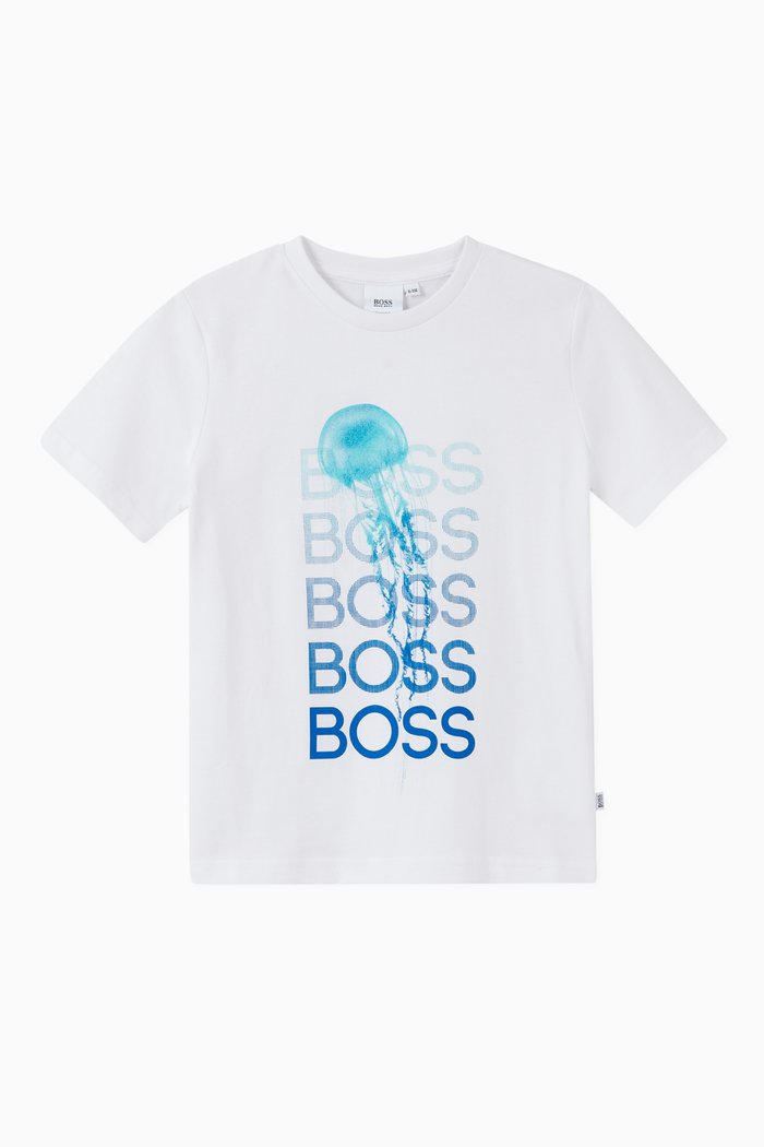 

Graphic T-shirt in Cotton, White
