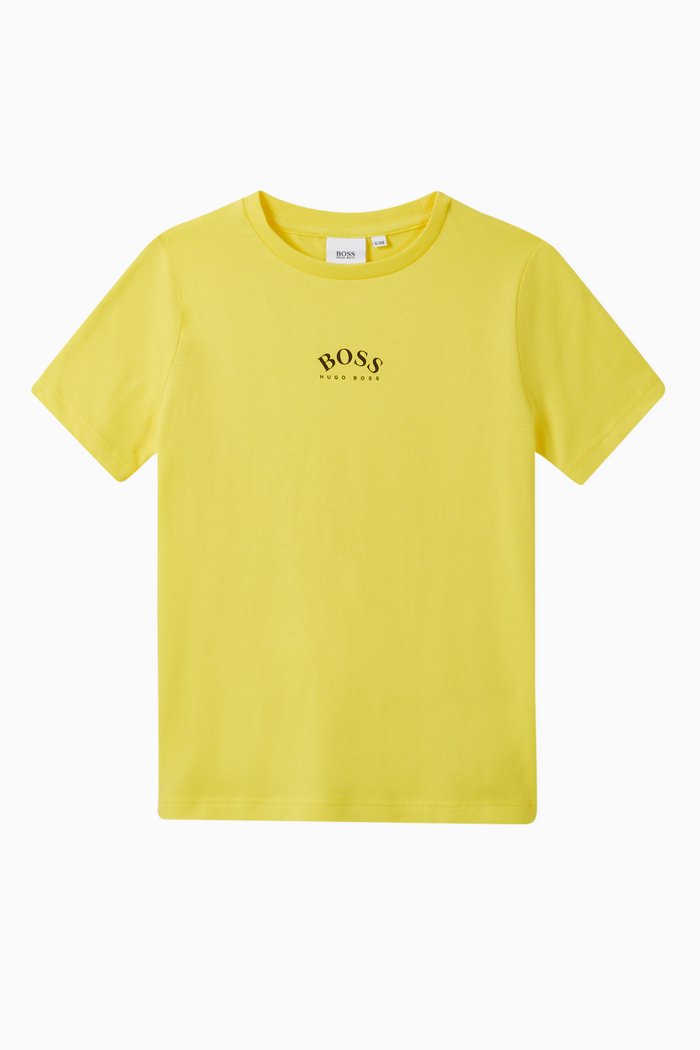 

Arch Logo Cotton T-Shirt, Yellow