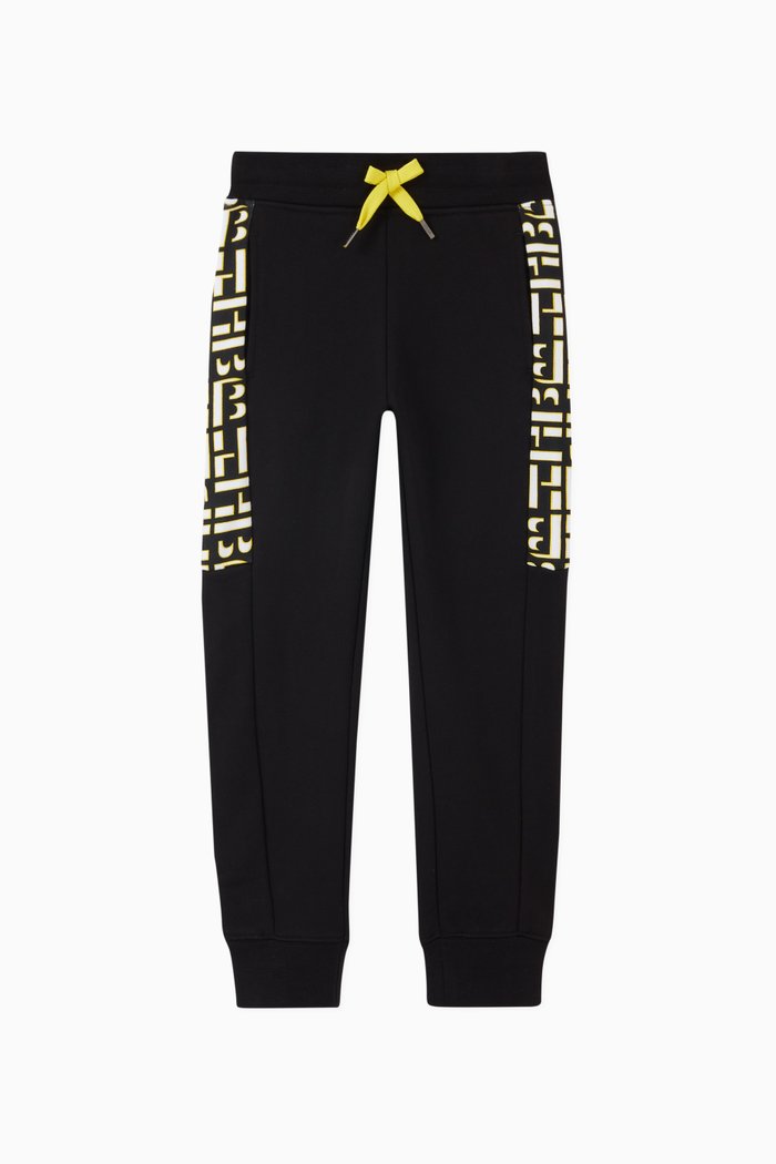 Logo Sweatpants in Cotton, Black