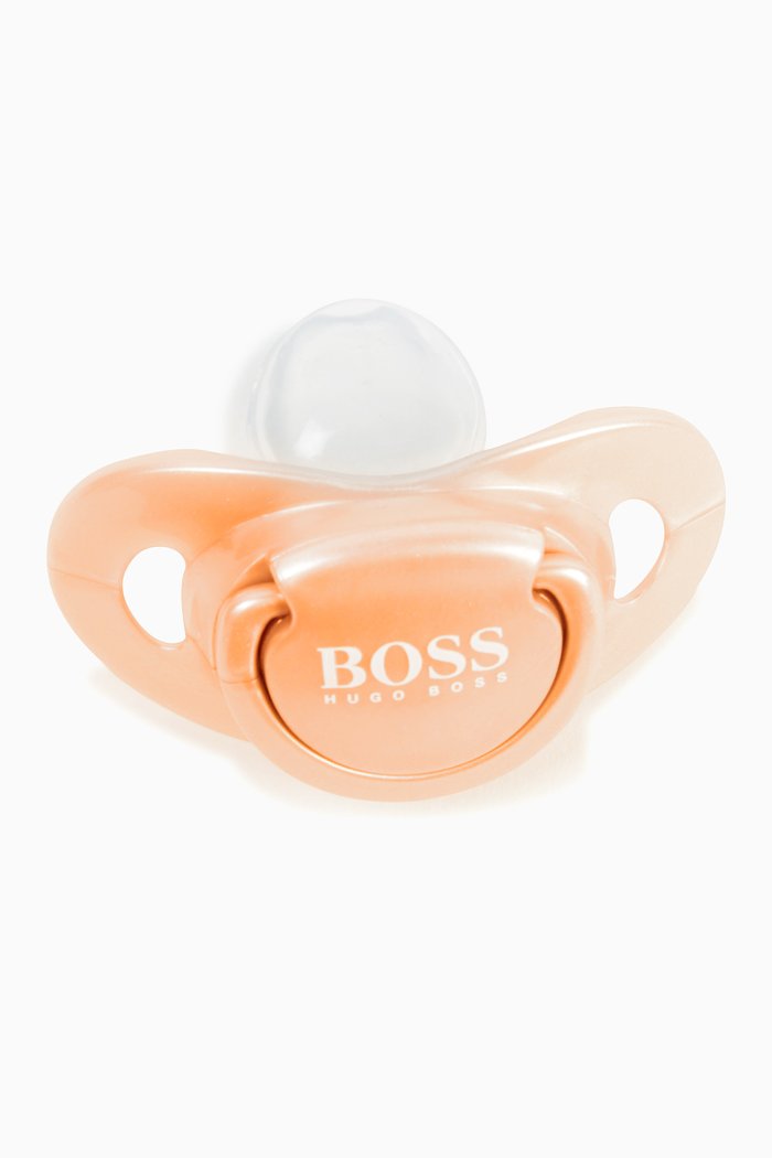 

Logo Print Pacifier, Pink