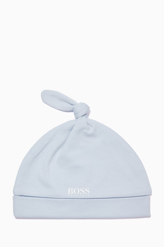

Logo Hat in Cotton, Blue