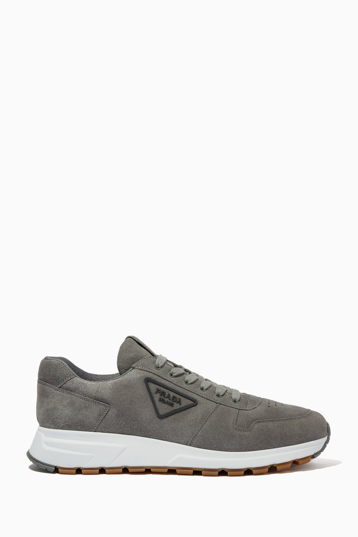 

PRAX 01 Sneakers in Suede Leather, Grey