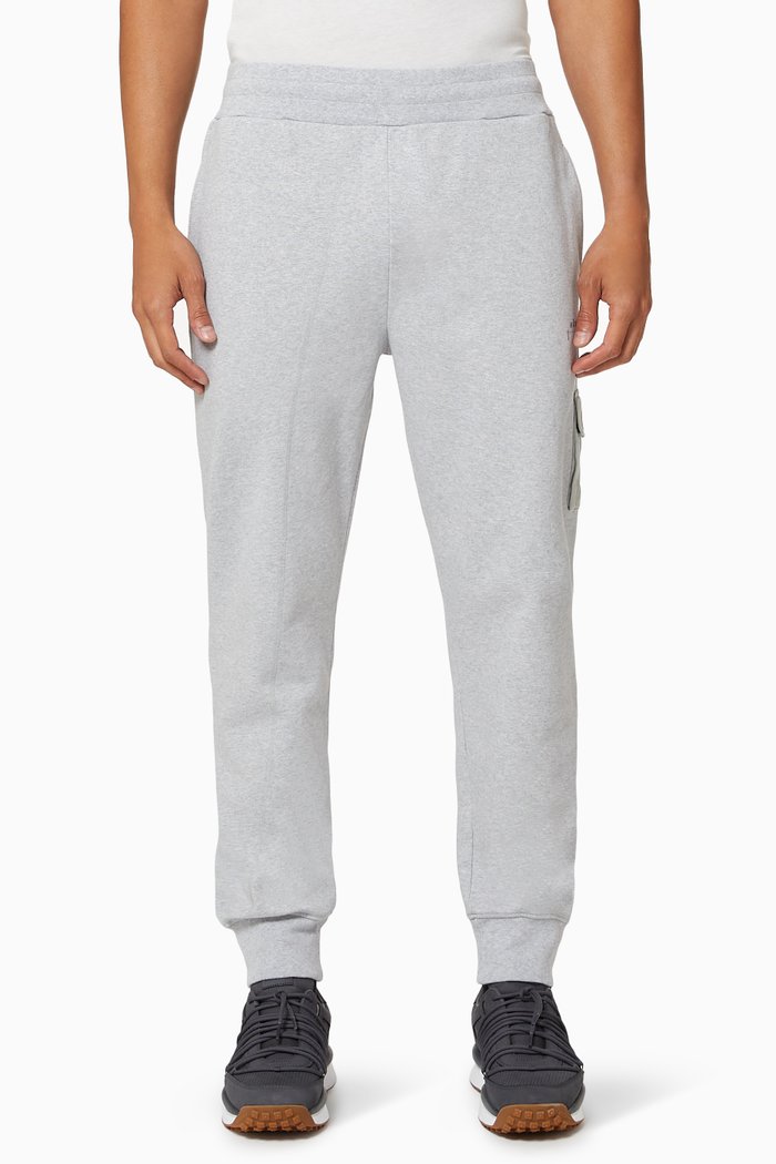 

Essential Cotton Track Pants, Grey