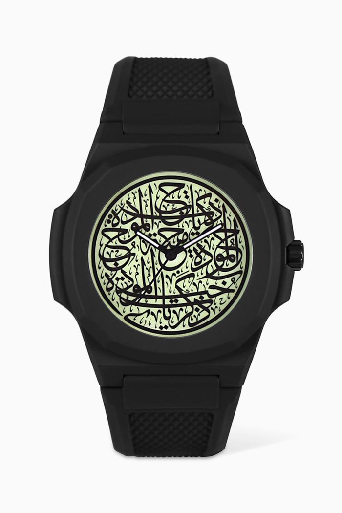 

Lumineux Calligraphy Limited Edition Watch, Black