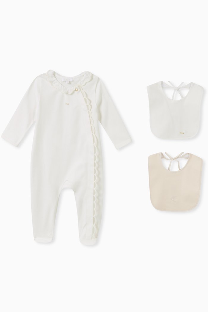 

Cotton Pajamas & Bibs Gift Set, Neutral