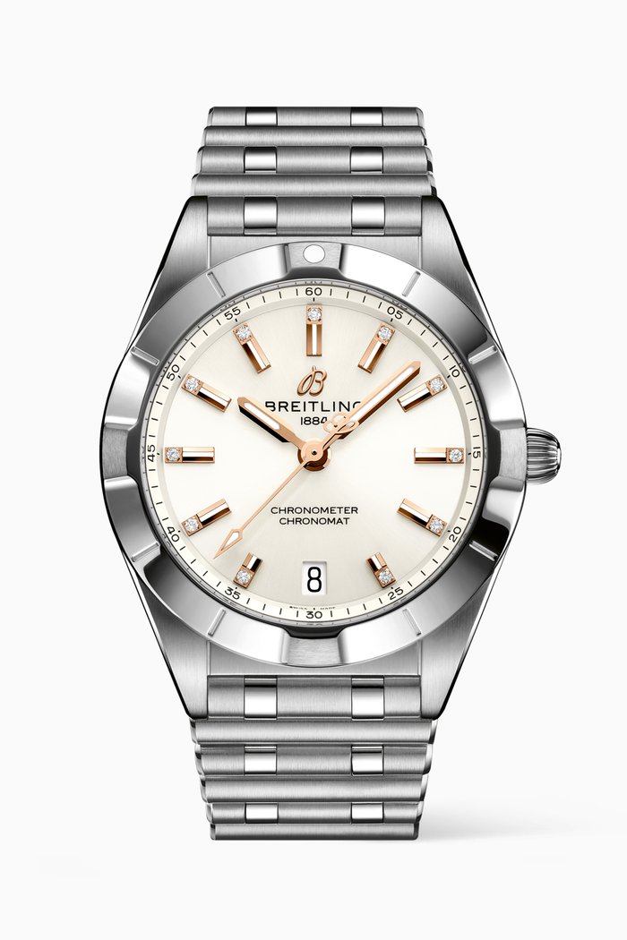 

Chronomat 32 with Diamonds, White