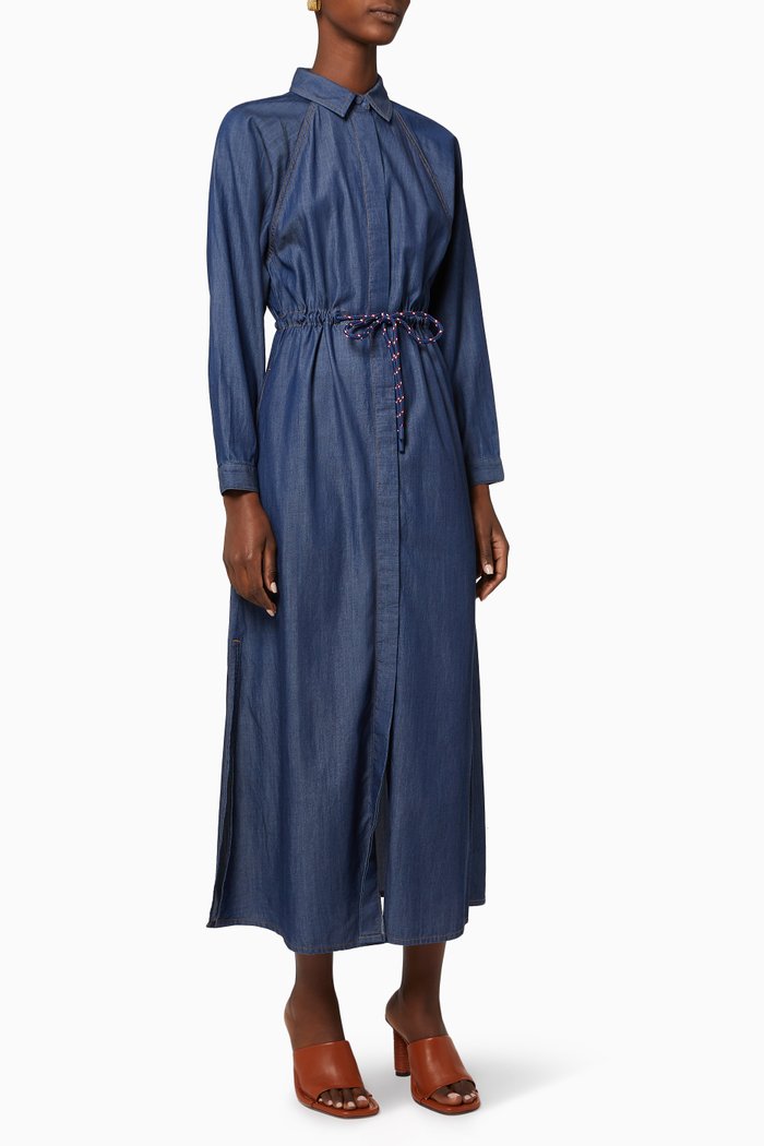 

Difesa Chambray Dress, Blue