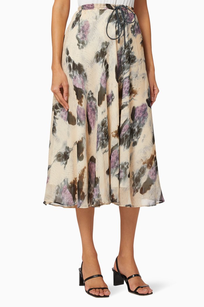 

Pesante Printed Skirt, Pink