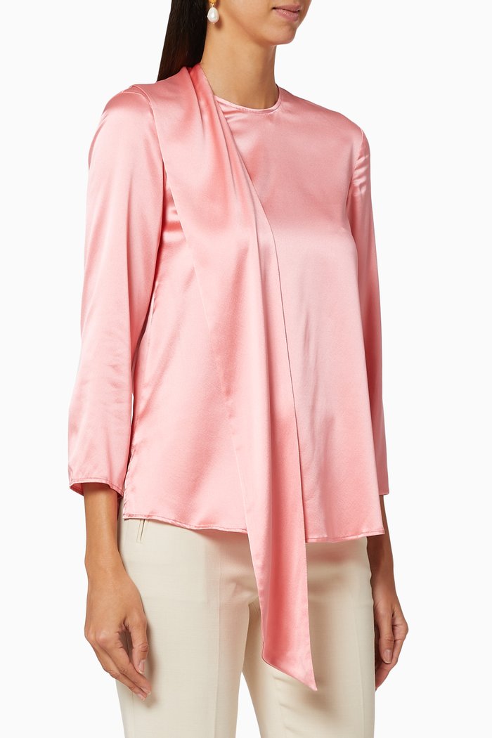 

Padda Satin Blouse, Pink