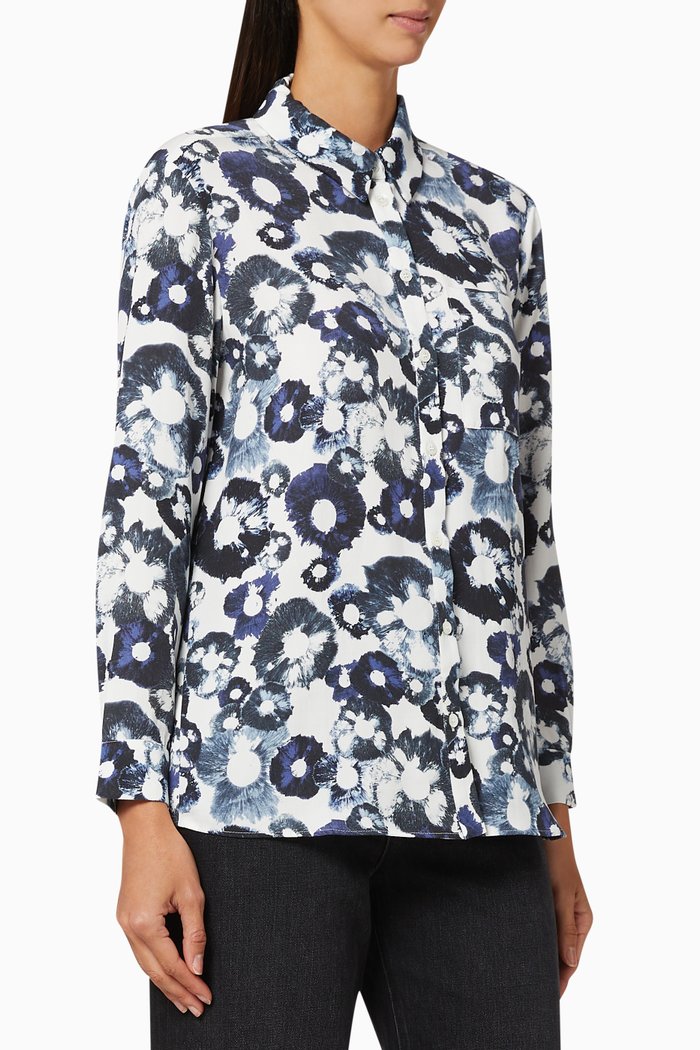 

Divisa Twill Printed Shirt, Blue