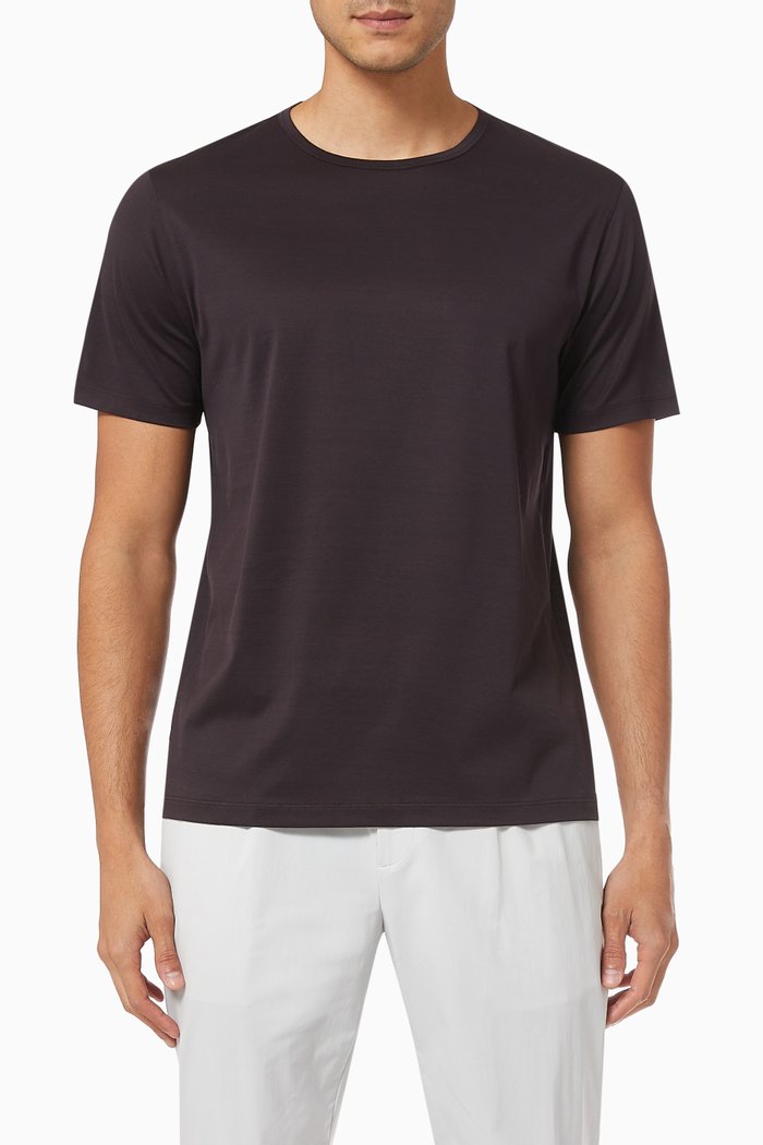 

Precise Cotton T-shirt, Purple