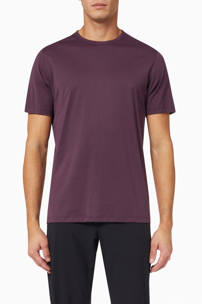 

Precise T-shirt in Cotton Jersey, Purple