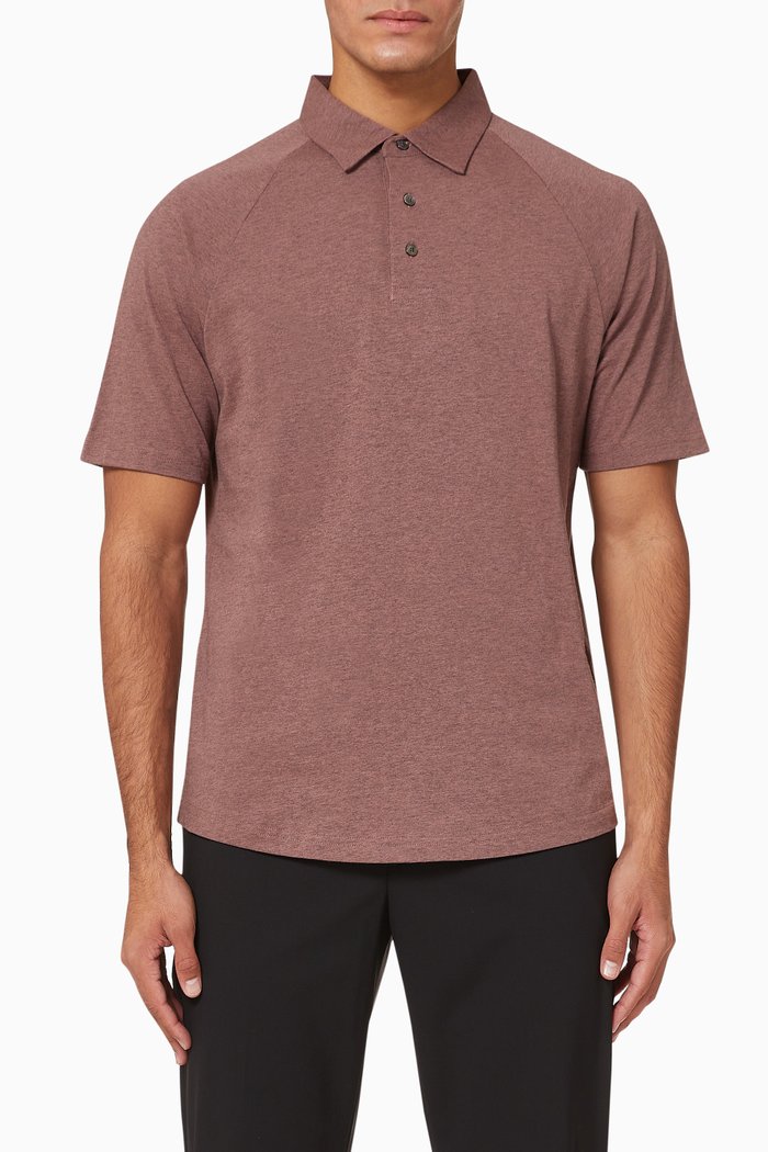 

Cotton Pique Polo Shirt, Pink