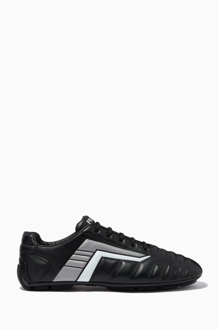 

Rev Sneakers in Leather, Black
