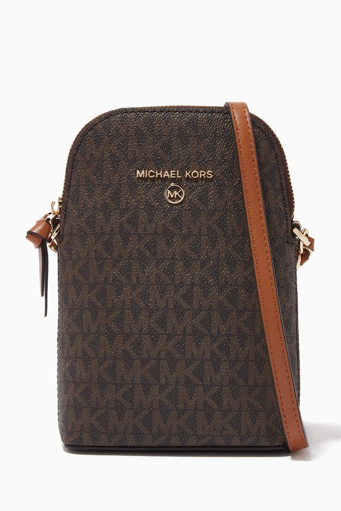 

Jet Set Crossbody Bag in Canvas, Brown