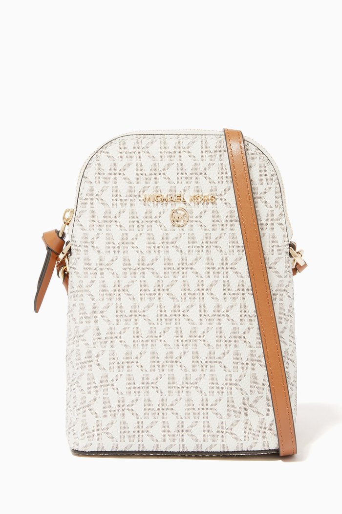 

Jet Set Crossbody Bag in Canvas, White