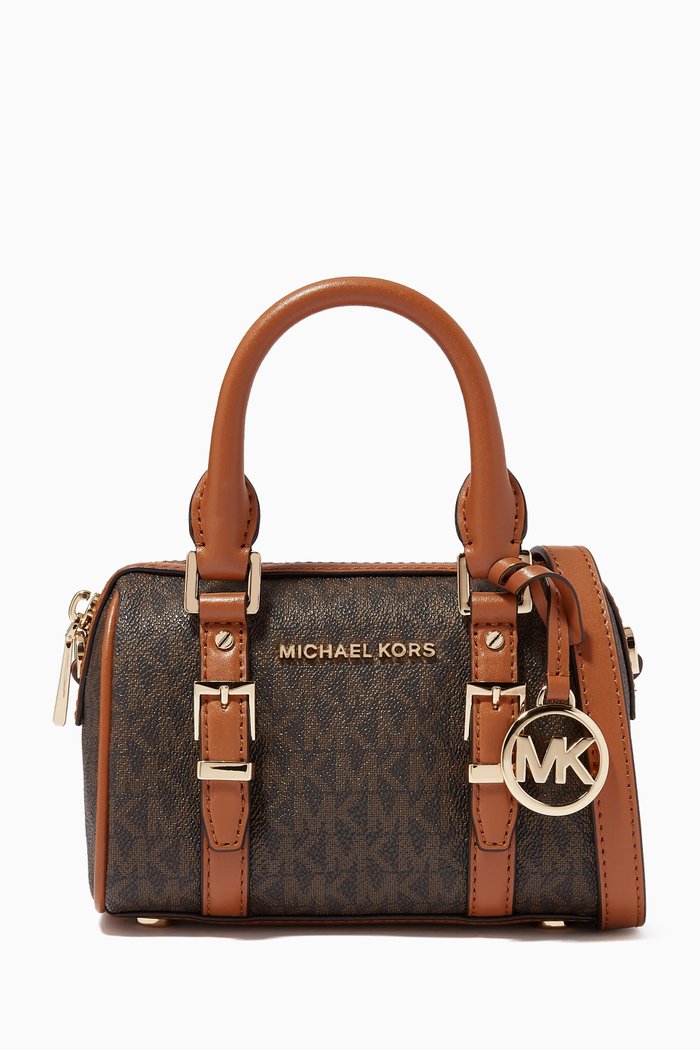 

Bedford Legacy Extra-Small Bag in Canvas & Leather, Brown