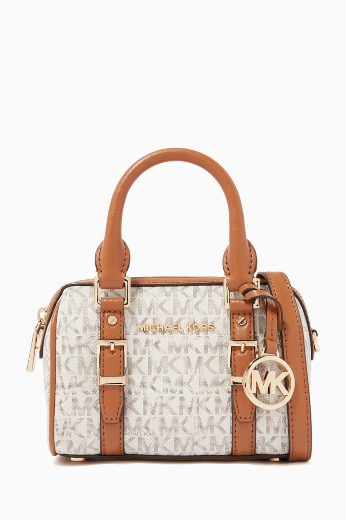 

Bedford Legacy Extra-Small Bag in Canvas & Leather, White