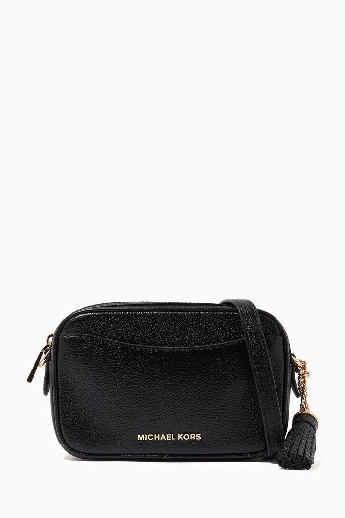 

Convertible Belt Bag in Pebbled Leather, Black