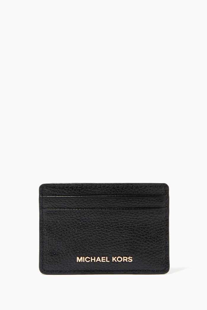 

Card Case in Pebble Leather, Black