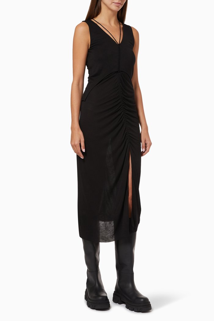

Scala Ruched Dress, Black