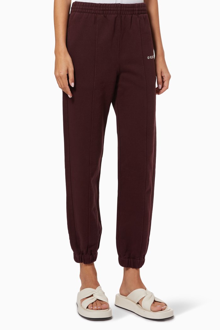 

Logo Sweatpants in Cotton, Burgundy
