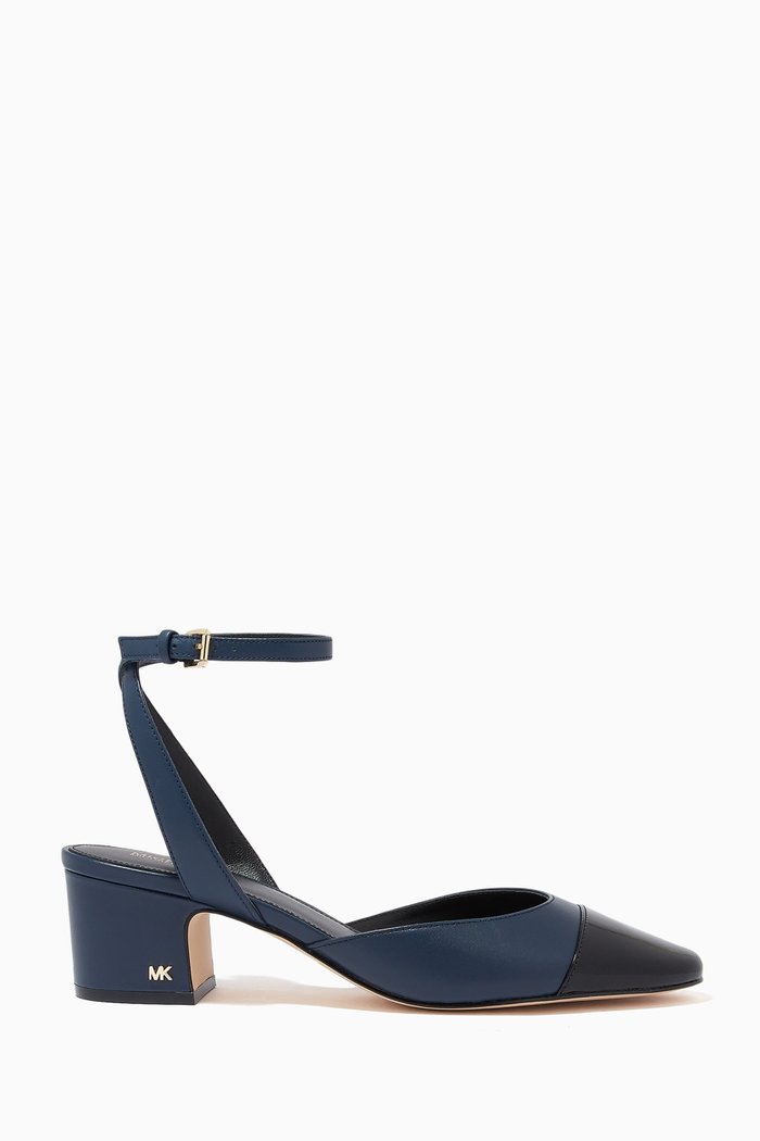

Brie Pumps in Leather, Blue