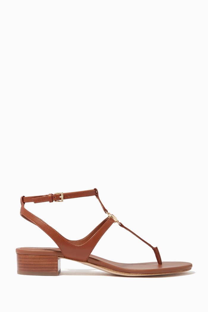 

Lita Thong Sandals in Leather, Brown