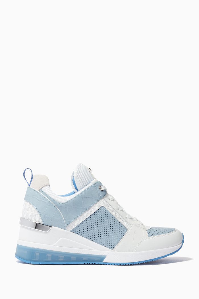 

Georgie Extreme Mixed-Media Sneakers, Blue