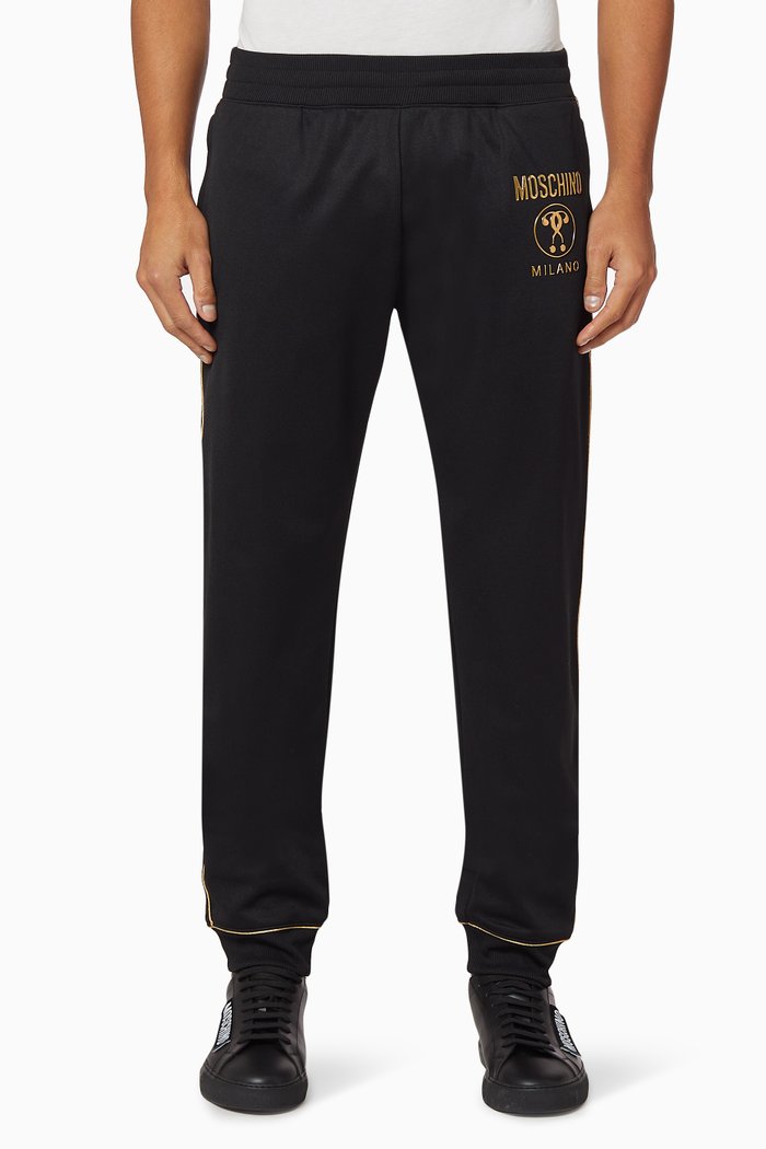 

Logo Fleece Trousers, Black