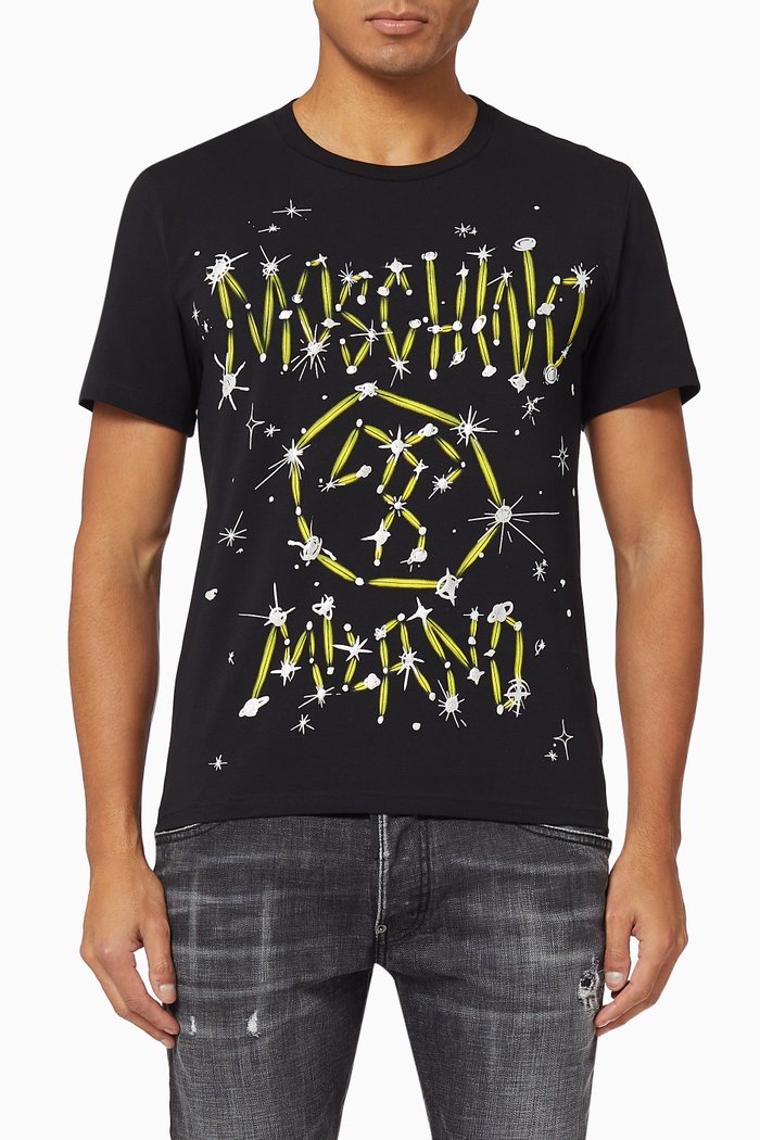 

Galaxy Logo Jersey T-shirt, Black