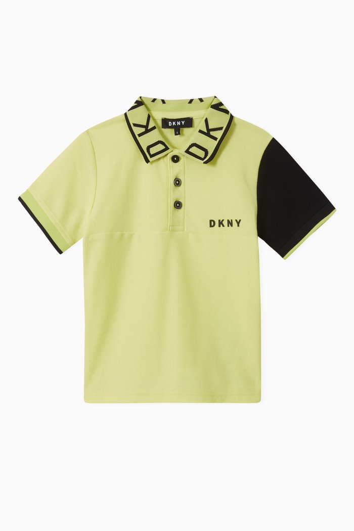

Bicolour Polo Shirt, Yellow
