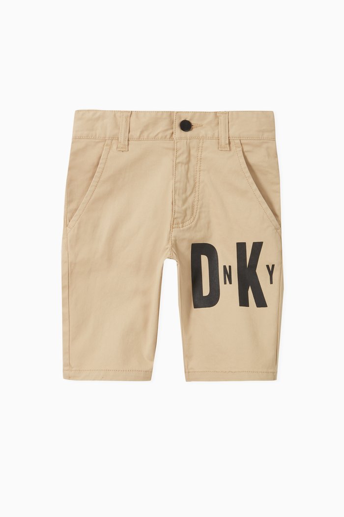 

DKNY Cotton Shorts, Neutral