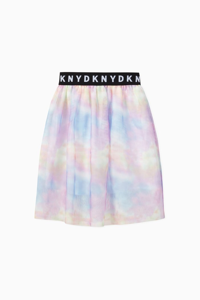 

Tie-Dye Logo Skirt, Multicolour