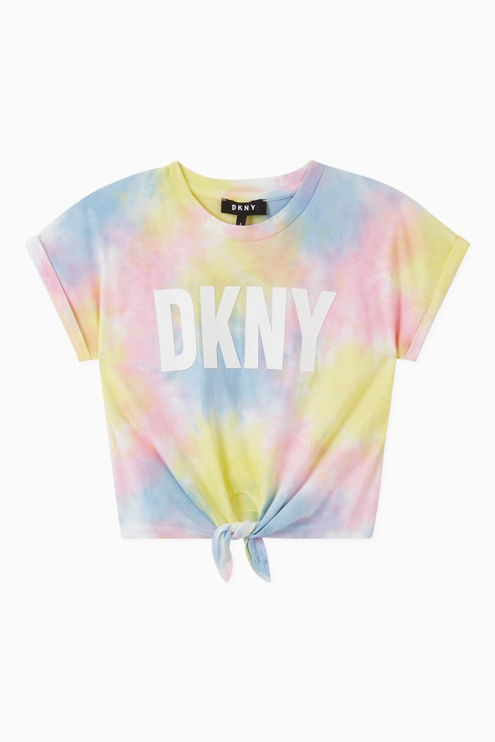 

Tie-Dye Logo T-shirt in Cotton Jersey, Multicolour