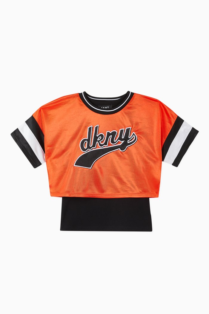 

Jersey T-shirt with Tank Top, Orange