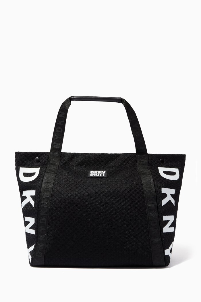 Logo Shopping Bag, Black