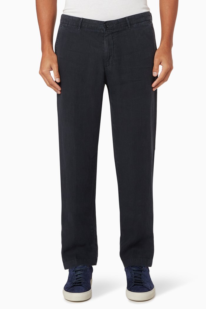 Crigan3-D Cotton Chinos, Blue