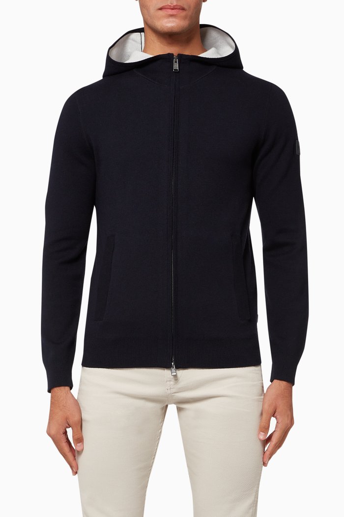 

Oduardo Jersey Hoodie, Blue