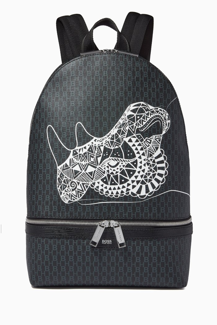 

x Meissen Monogram Backpack, Black