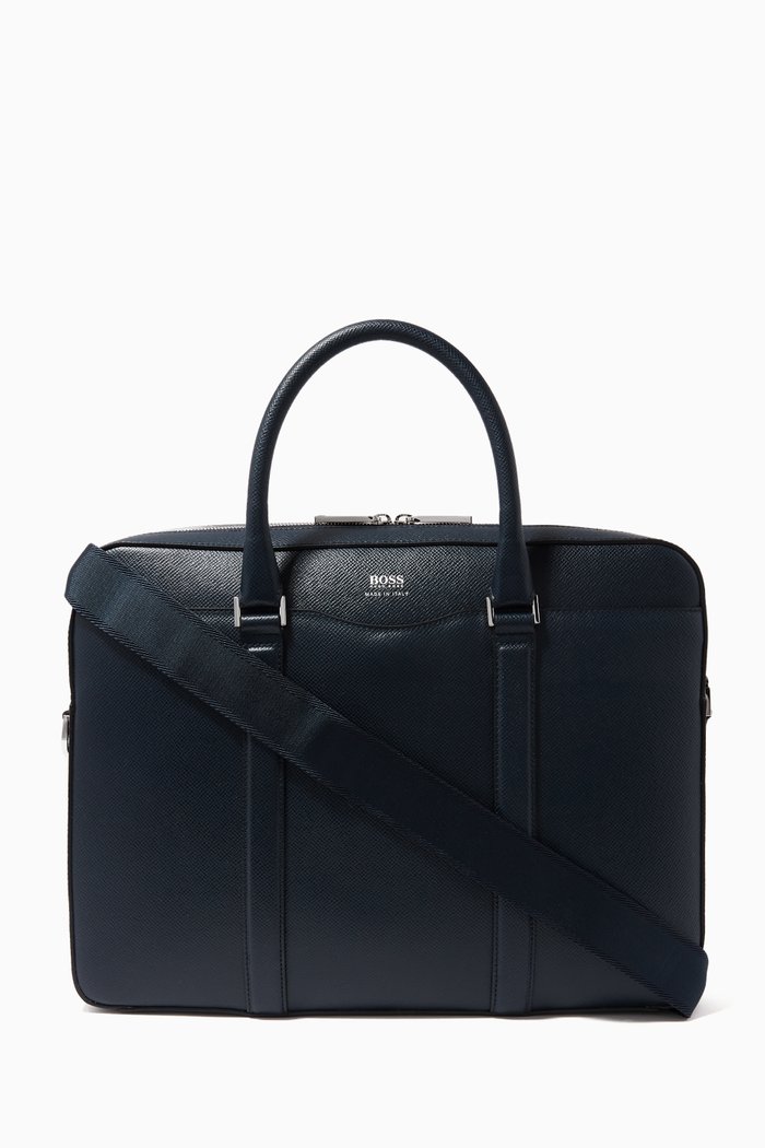 

Signature Document Case in Leather, Blue